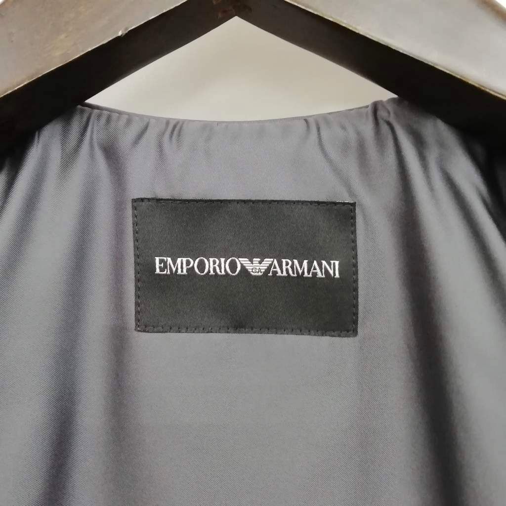 エンポリオアルマーニ EMPORIO ARMANI ノーカラー ジャケット ブレザー