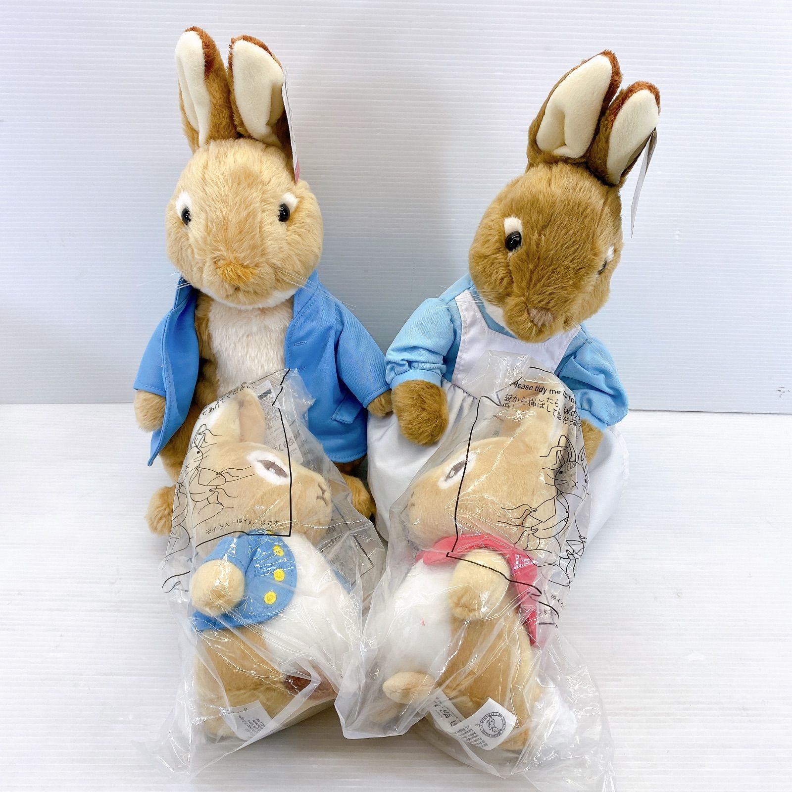 ◇ PETER RABBIT ピーターラビット ぬいぐるみ 4体 KAWAII