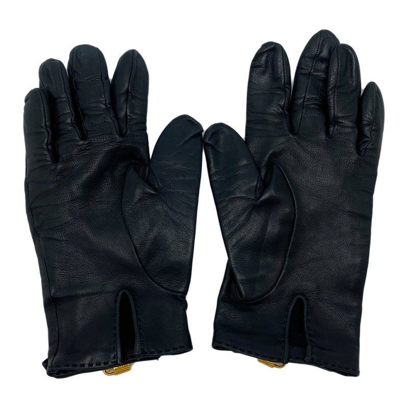 中古B HERMES エルメス ケリーチャーム レザーグローブ レディース