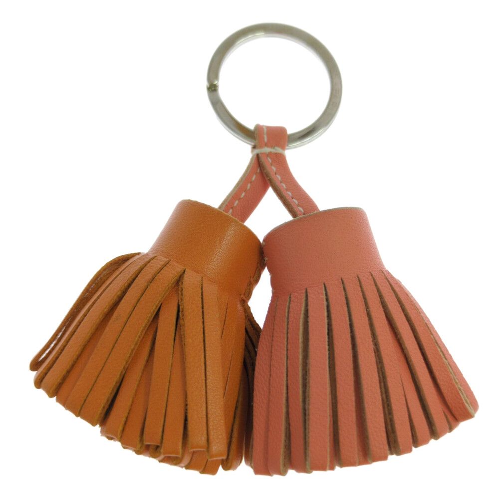HERMES エルメス カルメンウノドス･バッグチャームバッグアクセサリー-1.0 g|オレンジ|翌日配送可 ♀ A レディース 601812
