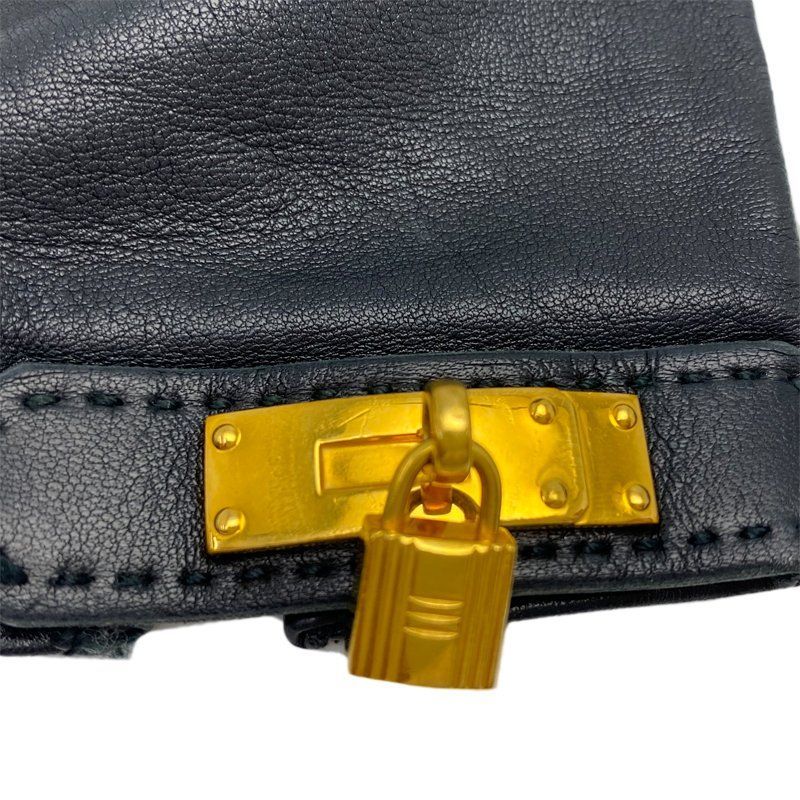 中古B HERMES エルメス ケリーチャーム レザーグローブ レディース
