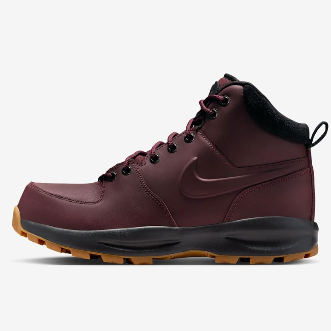ナイキ マノア レザー MANOA LEATHER バーガンディクラッシュ|ブラック|ガムミディアムブラウン HF 7095-600 25.0 cm
