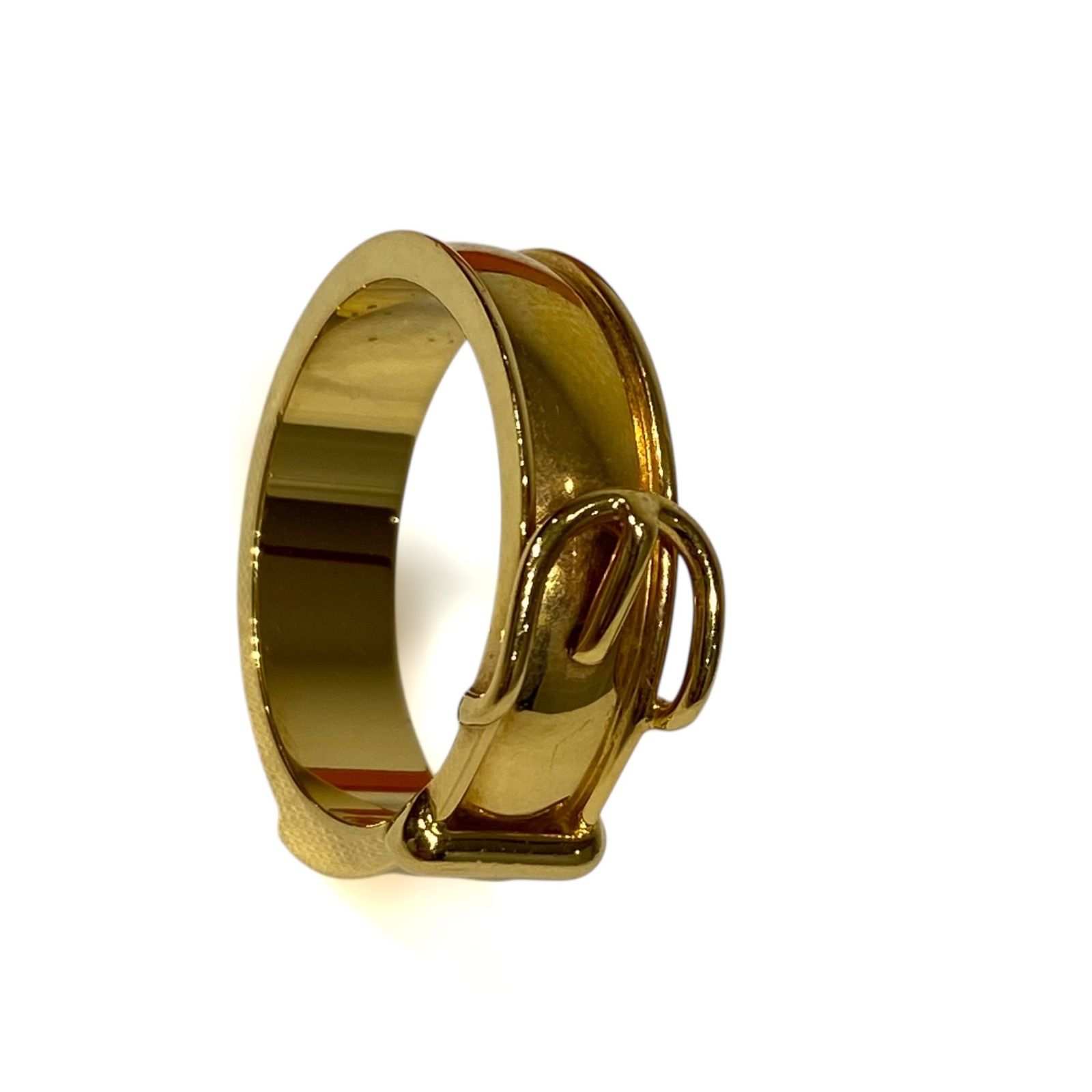 エルメス スカーフリング ブックルセリエ ゴールド金具 HERMES