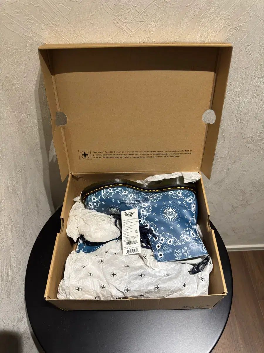 DR. MARTENS ドクターマーチン 1460 バンダナ ネイビー 270 UK 8