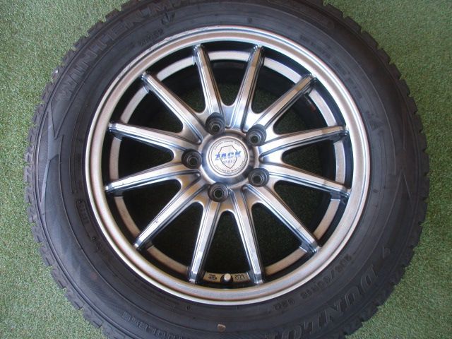 中古】 送料込み ザックJP-812 205/60R16 スタッドレスタイヤ4本SET