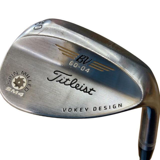 中古】 タイトリスト VOKEY SPIN MILLED SM4 ツアークロム 60°/04