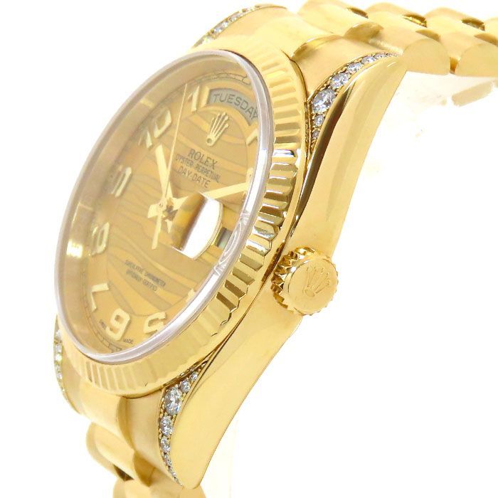 ROLEX ロレックス デイデイト ラグダイヤ 118338 Z番 シャンパン