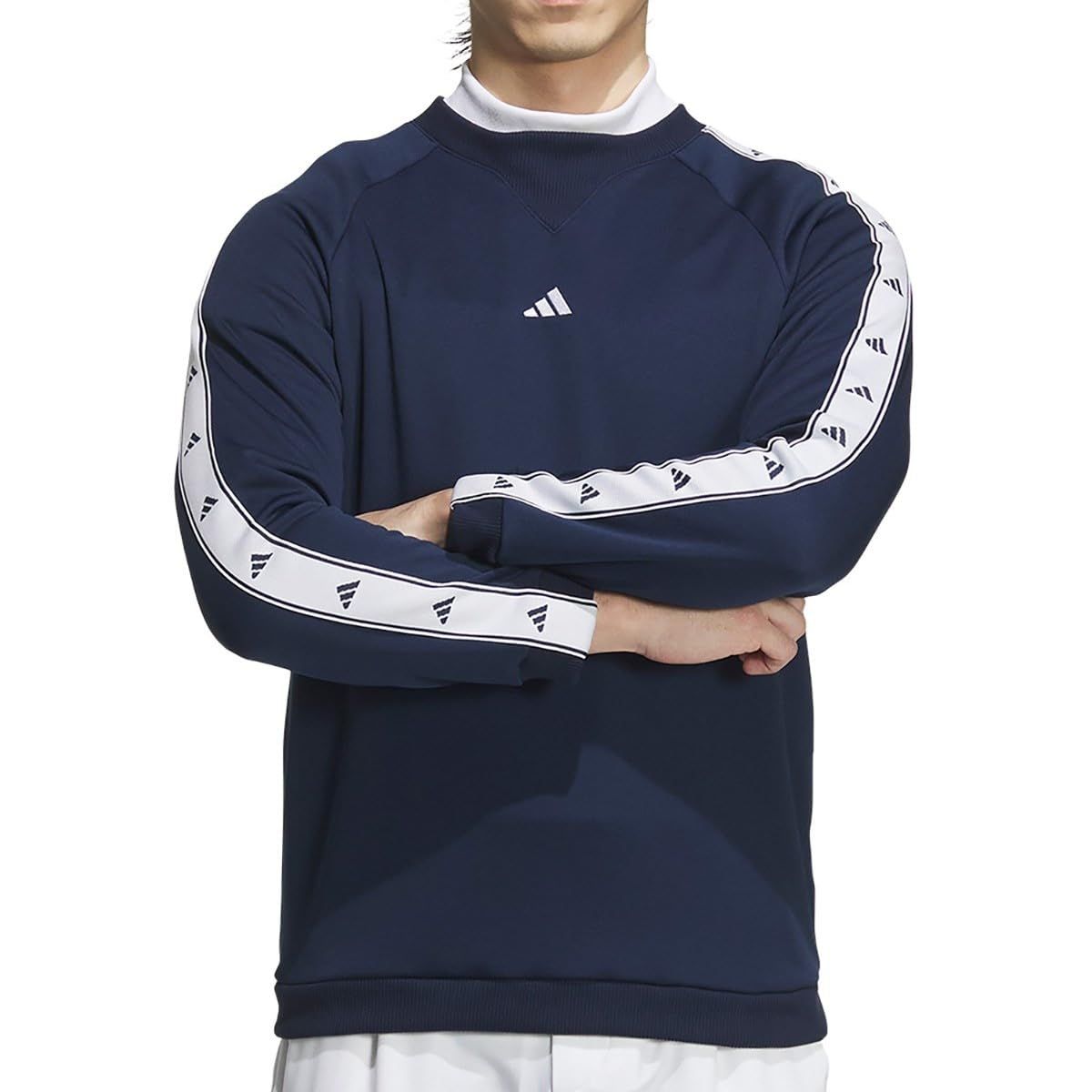 保温 クルーネック プルオーバー 長袖フリース カレッジネイビー Free Size