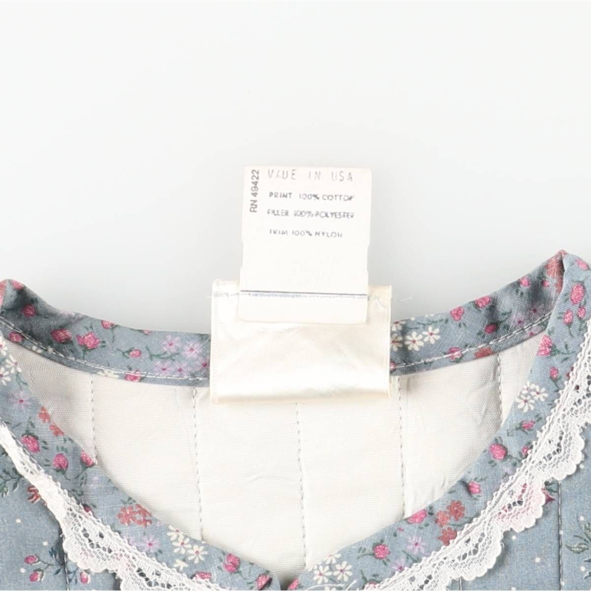 古着 70年代 ガンネサックス GUNNE SAX 総柄 花柄 ドット柄 クロップド  