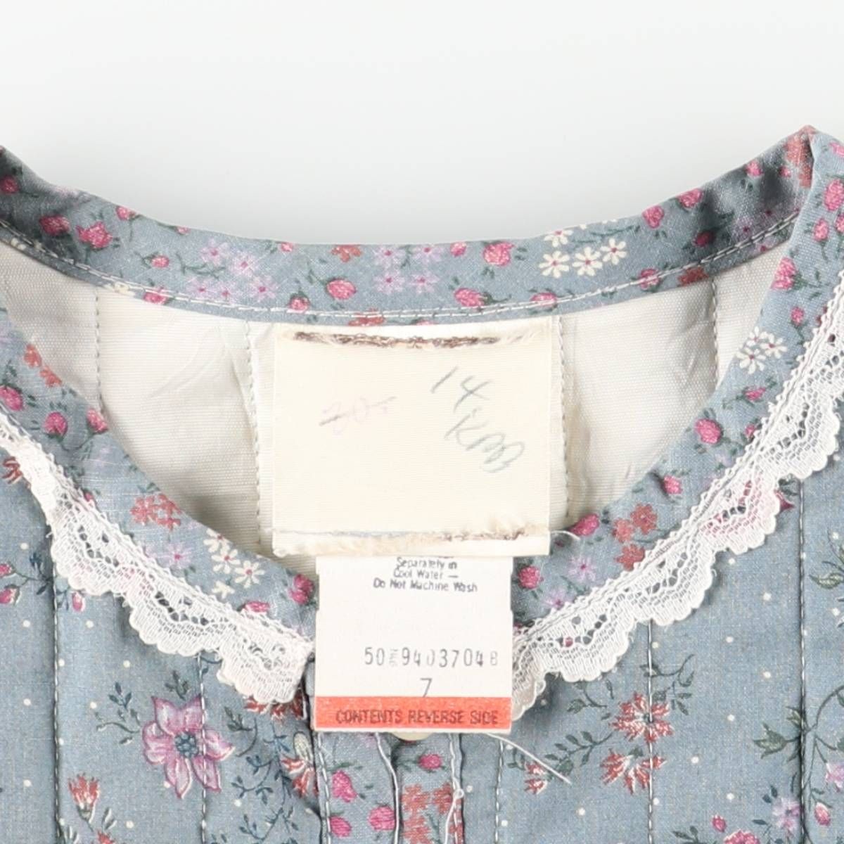 古着 70年代 ガンネサックス GUNNE SAX 総柄 花柄 ドット柄 クロップド  