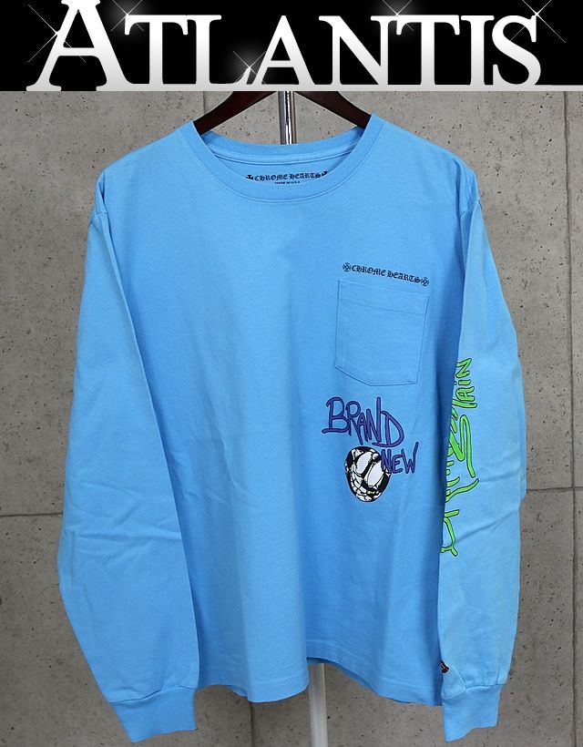 CHROME HEARTS クロムハーツ PPO MATTY BOY ロンT 長袖 メンズ size XL 青 101699