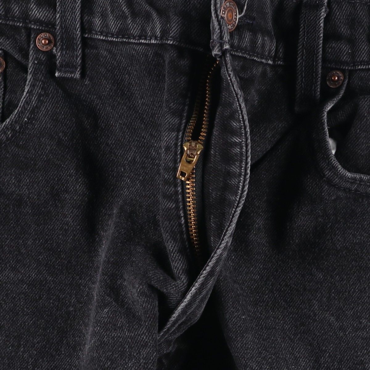 古着 90年代 リーバイス Levi's 550-0260 ブラックデニム テーパード