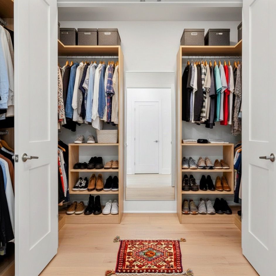 ペルシャ絨毯座布団 40×41㎝ 本物 手織り絨毯 ヤラメ産 トライバルラグ