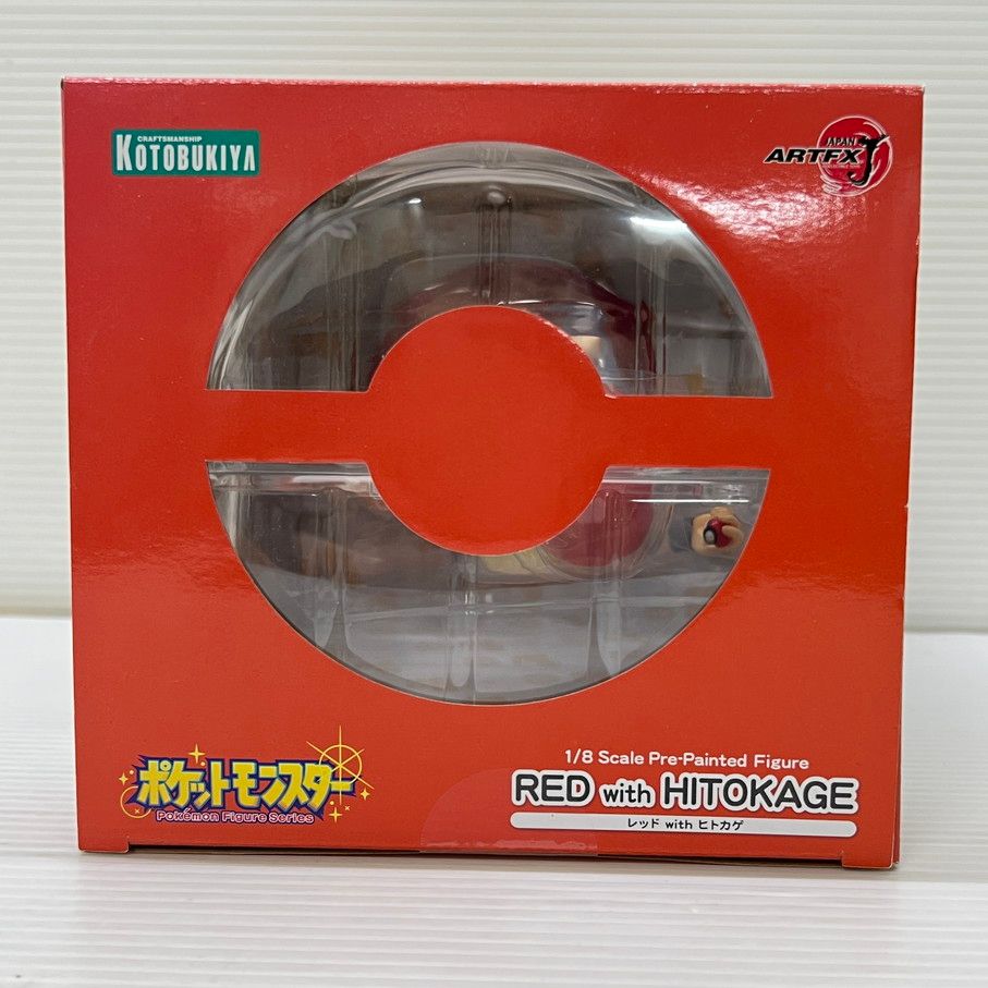 中古品】 ARTFX J レッド with ヒトカゲ ポケットモンスター