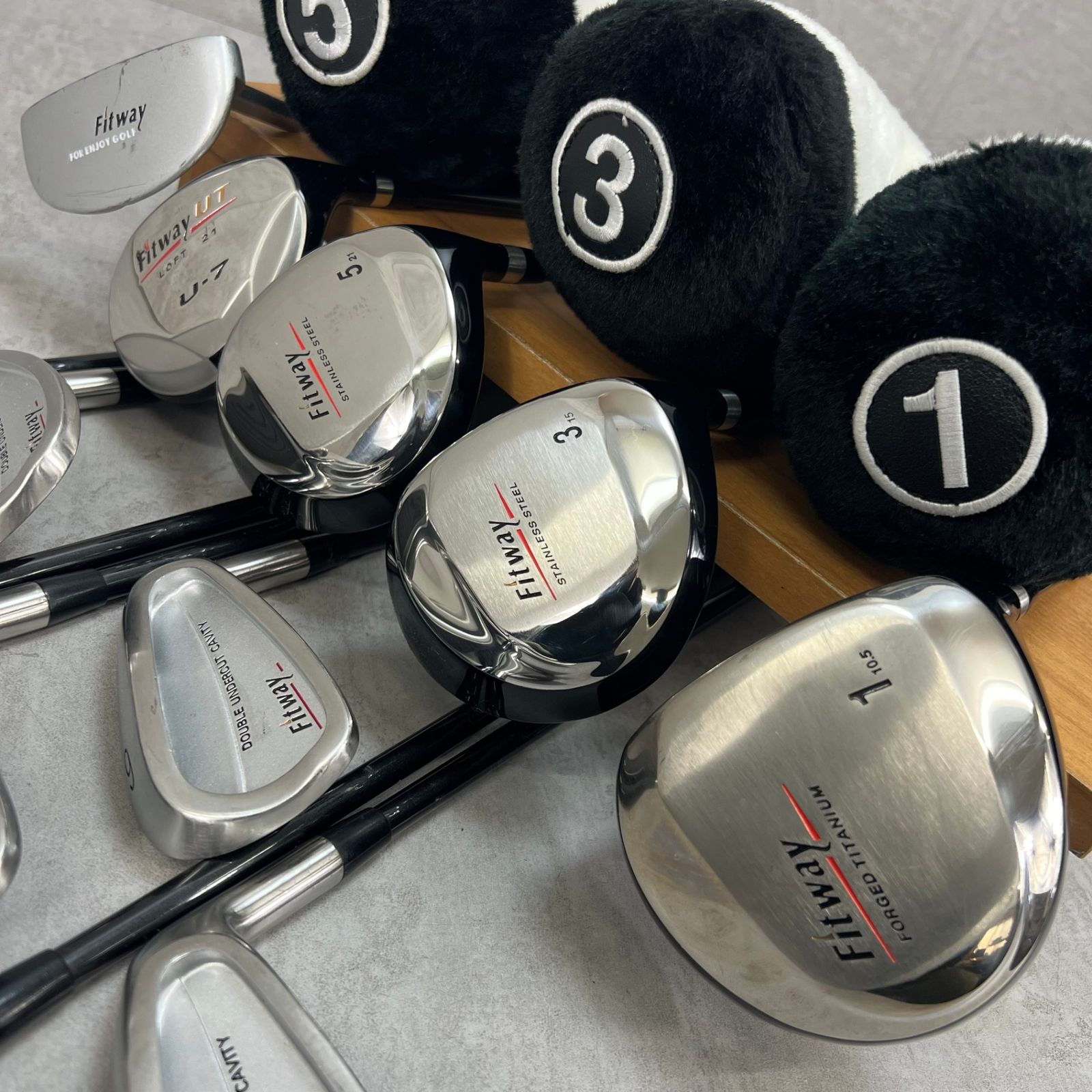 フィットウェイ メンズゴルフ クラブセット 12本 右利き用 Fitway