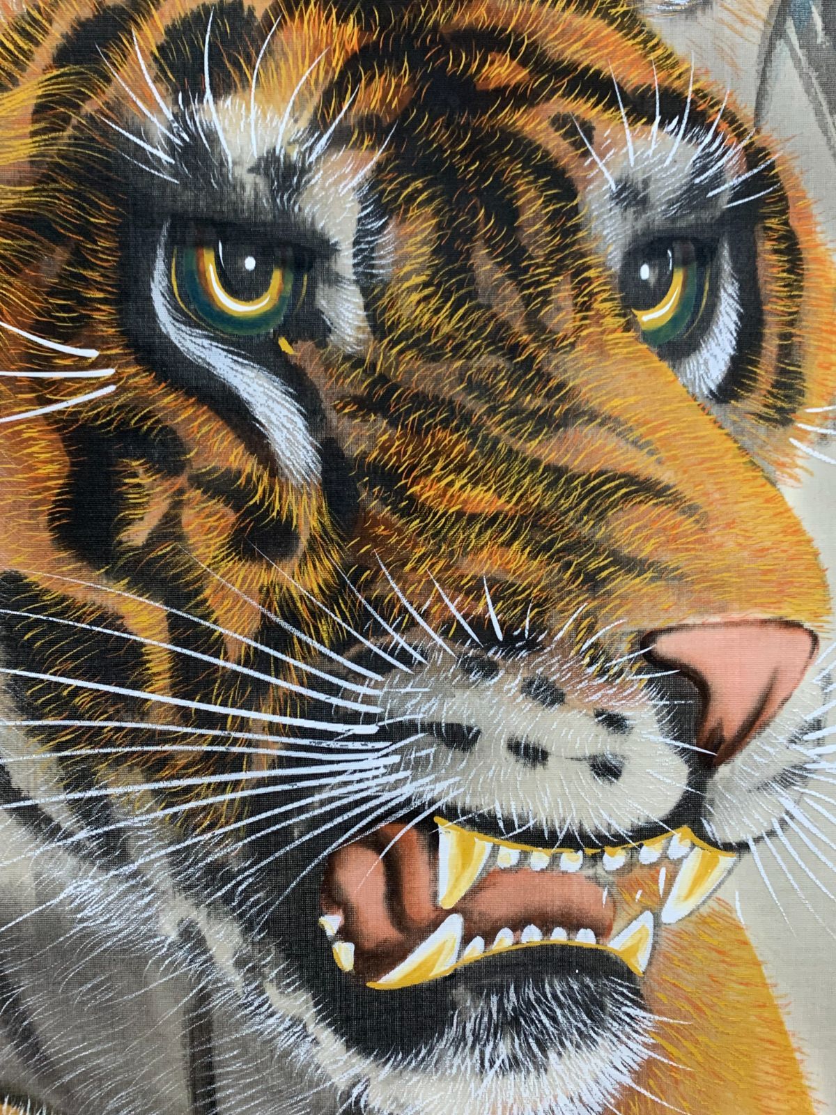 掛け軸】255 堀江玉鳳「猛乕之図」虎 #茶掛 #掛軸 #古美術 #骨董 #お