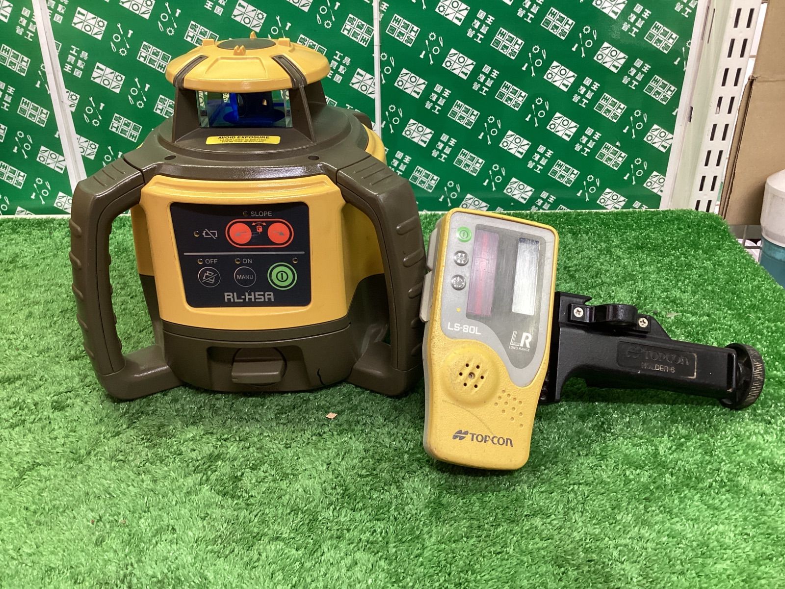 トプコン ローテーティングレーザー RL H 5 A DB 受光器LS 80 L付