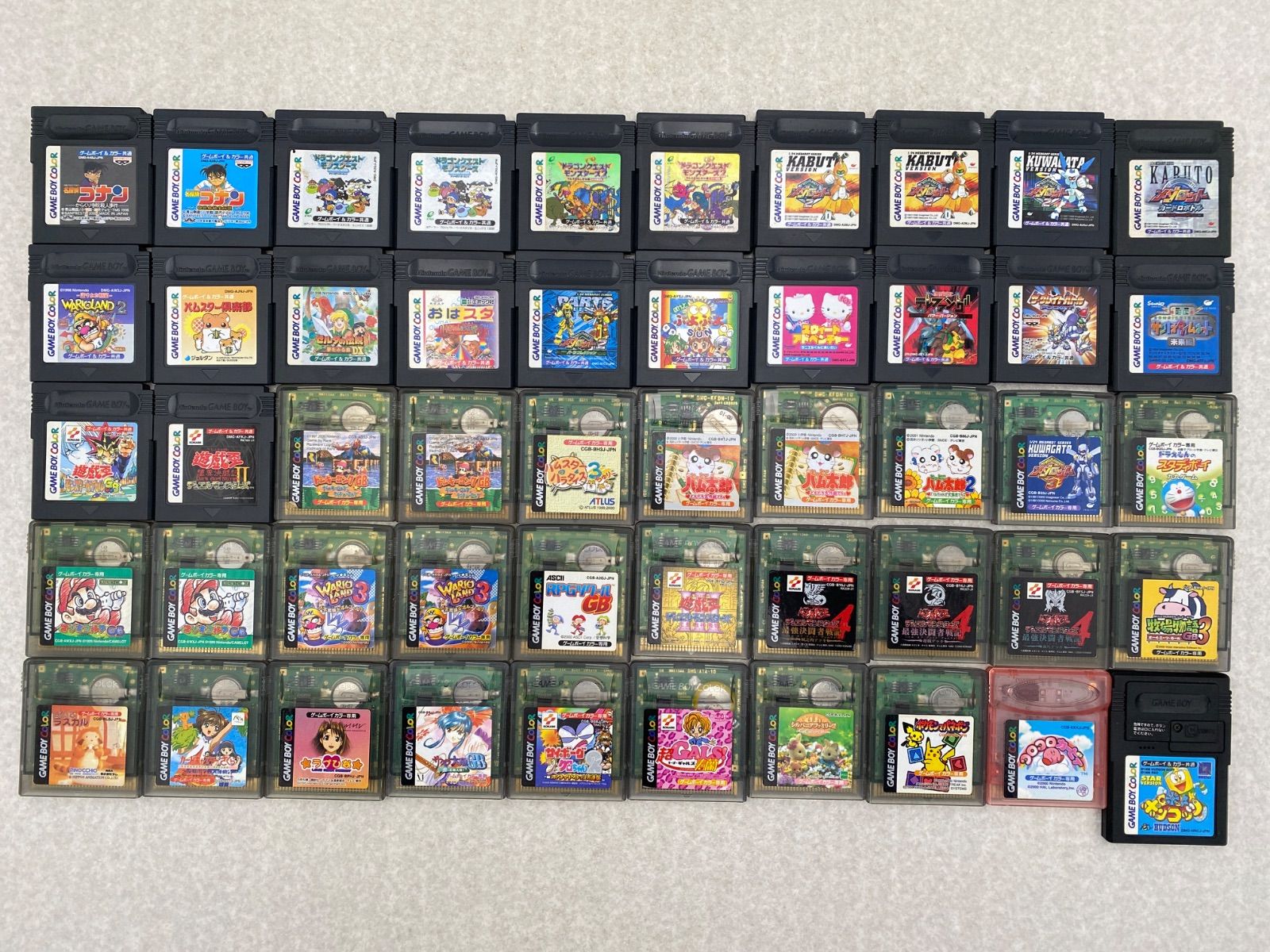 ゲームボーイカラーソフト50点 まとめ売り
