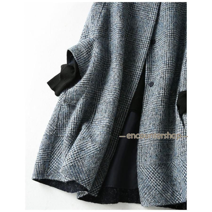 ポンチョ レディース 7分袖 マント ケープコート 秋冬 アウター 上品