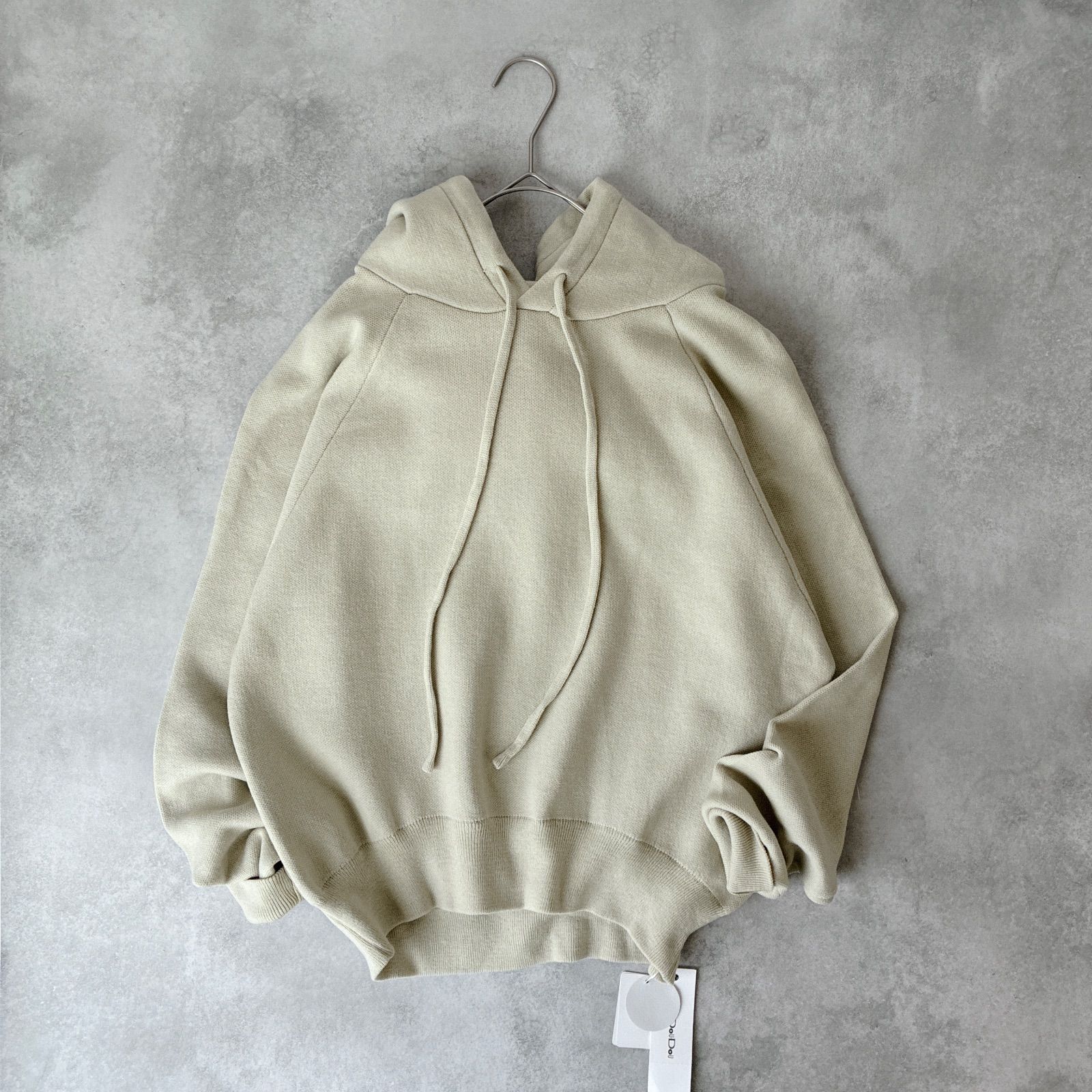 DOUDOU ドゥドゥ ボンディングパーカー ブラウン フード 春秋冬