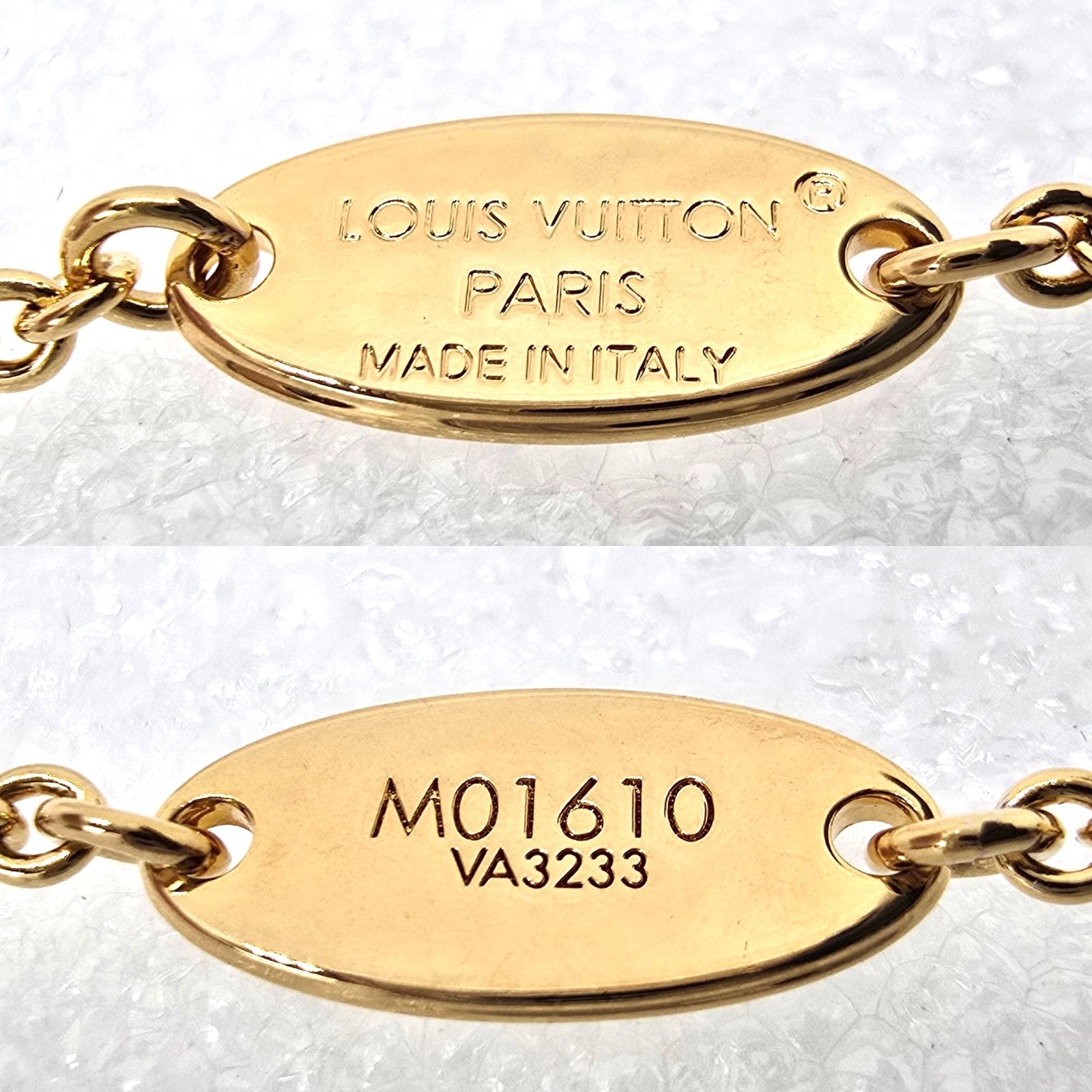 LOUIS VUITTON ルイヴィトン M01610 ネックレス・ルイザ 全長47.4㎝ LV