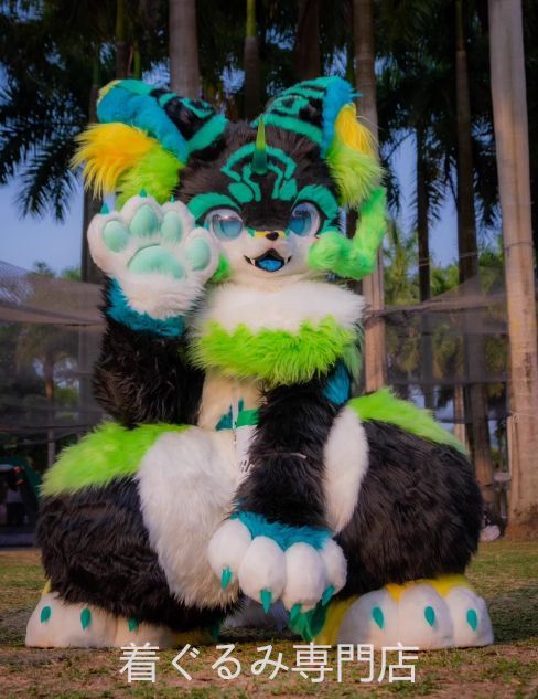 猫 犬 着ぐるみヘッド マスク 全頭ヘッド ケモノ ファースーツ