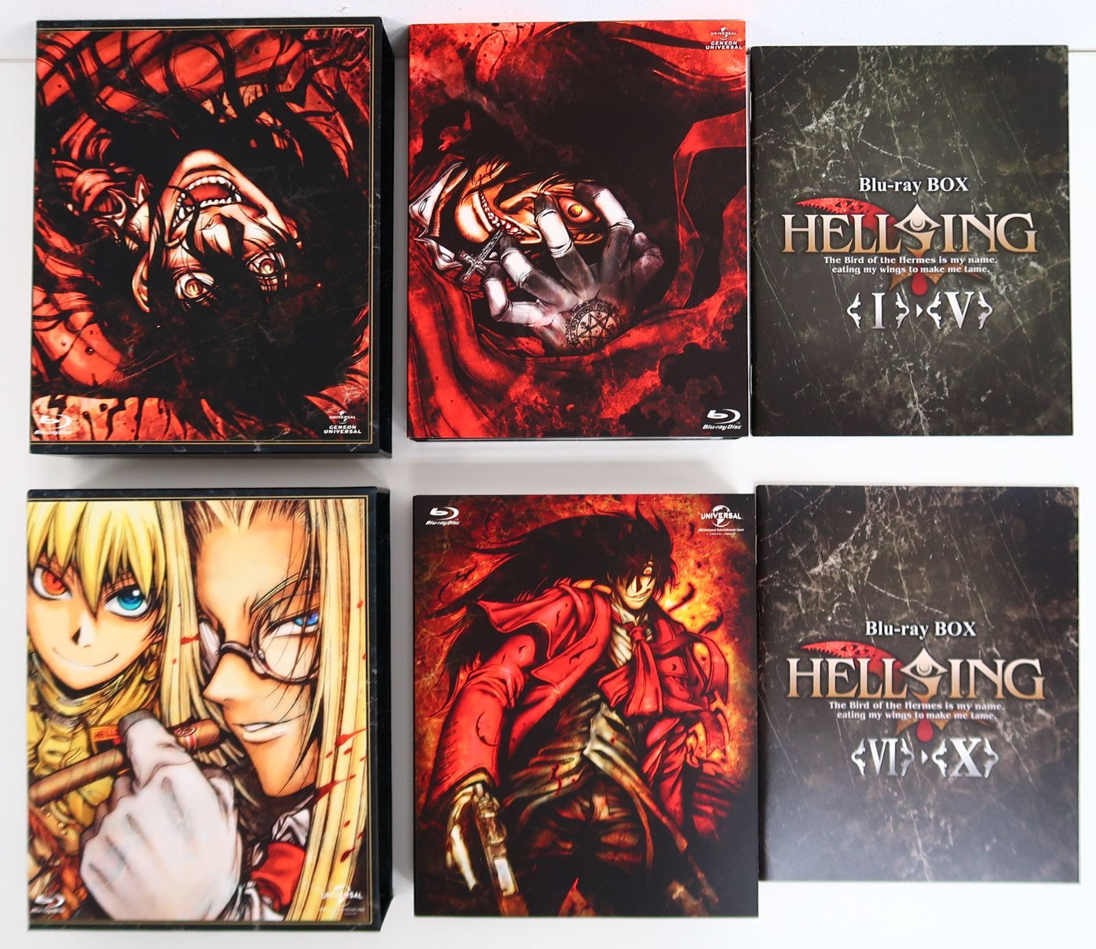 HELLSING OVA I-V/VI-X Blu-ray BOX[期間限定生産] 2BOXセット - メルカリ