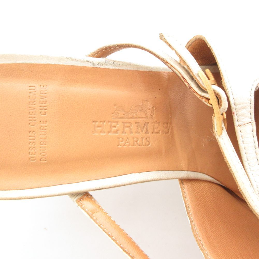 エルメス HERMES ミュール 36 サンダル シューズ ストラップ