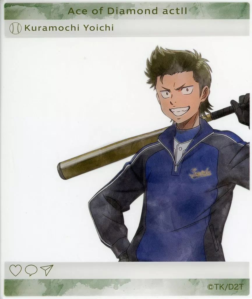 中古】キャラカード 倉持洋一 アクリルカード 「WEBくじ ダイヤのA