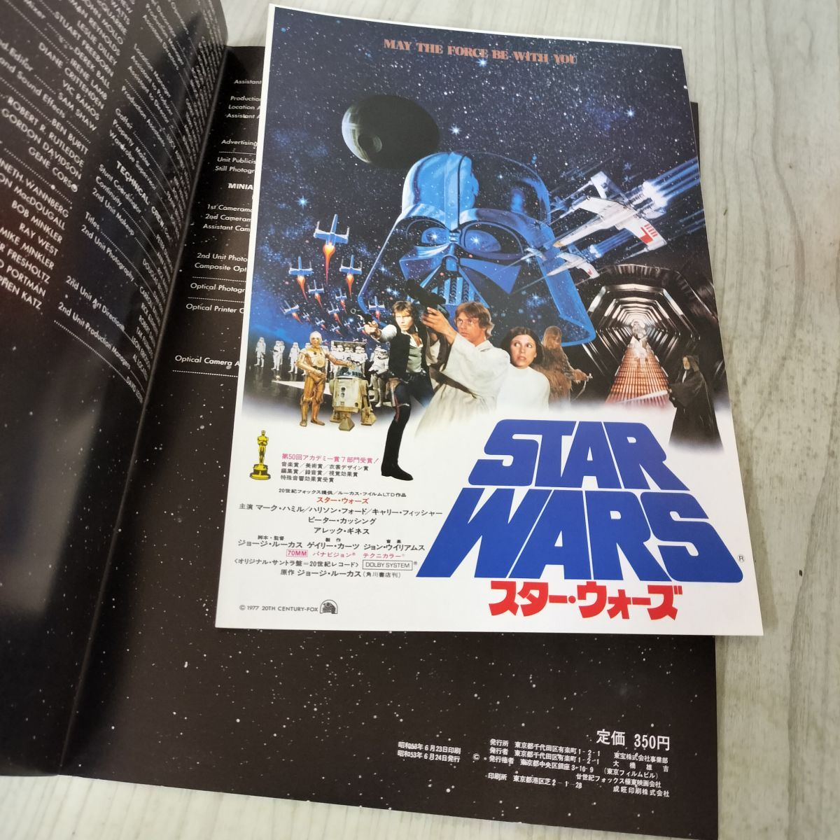 映画パンフレット スターウォーズ STAR WARS 1978年 昭和53年 060130