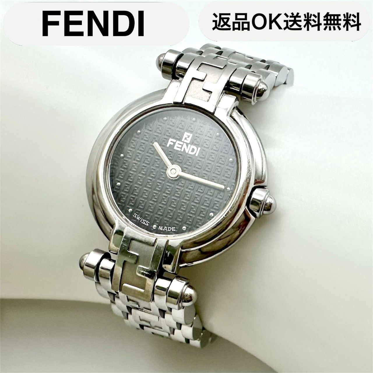 返品OK】新品電池交換済み FENDI フェンディ オロロジ クォーツ S/S