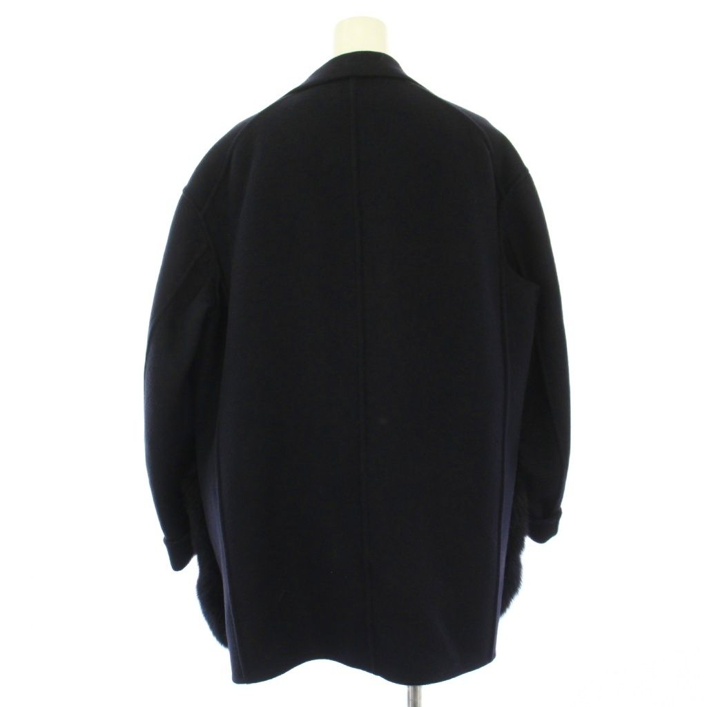 ドゥロワー Drawer チェスターコート アウター ショート丈 ボタンレス