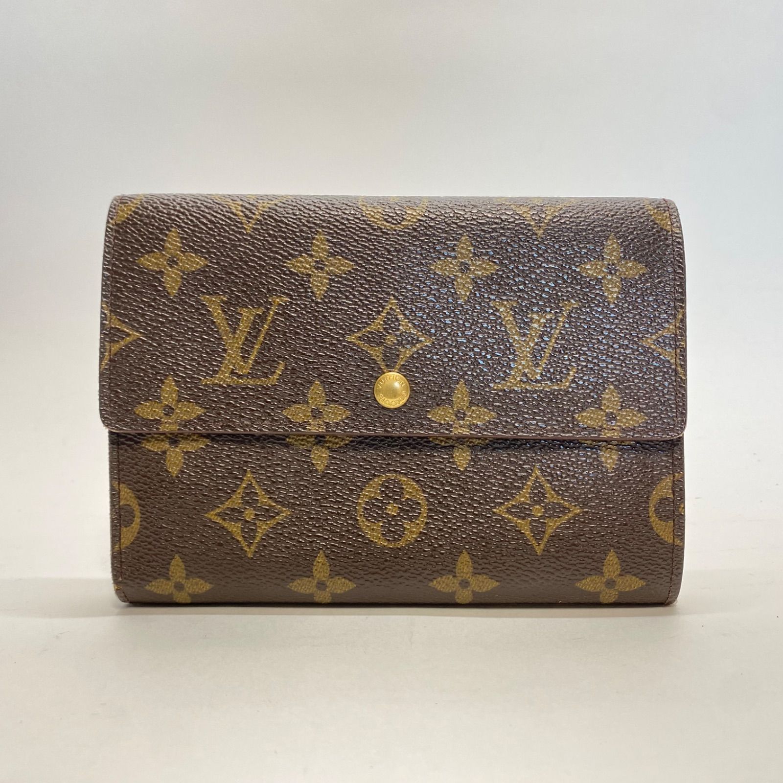 ルイヴィトン モノグラム エテュイ パピエ 三つ折り財布 A62 LOUIS VUITTON ルイヴィトン 三つ折り財布 ポルト トレゾール エテュイ