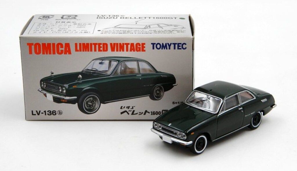 【新品】TOMICALIMITED VINTAGE いすゞベレット1600GTR LV-150c・LV-150d いすゞベレット 1600GTR（白）/（青） | トミカ