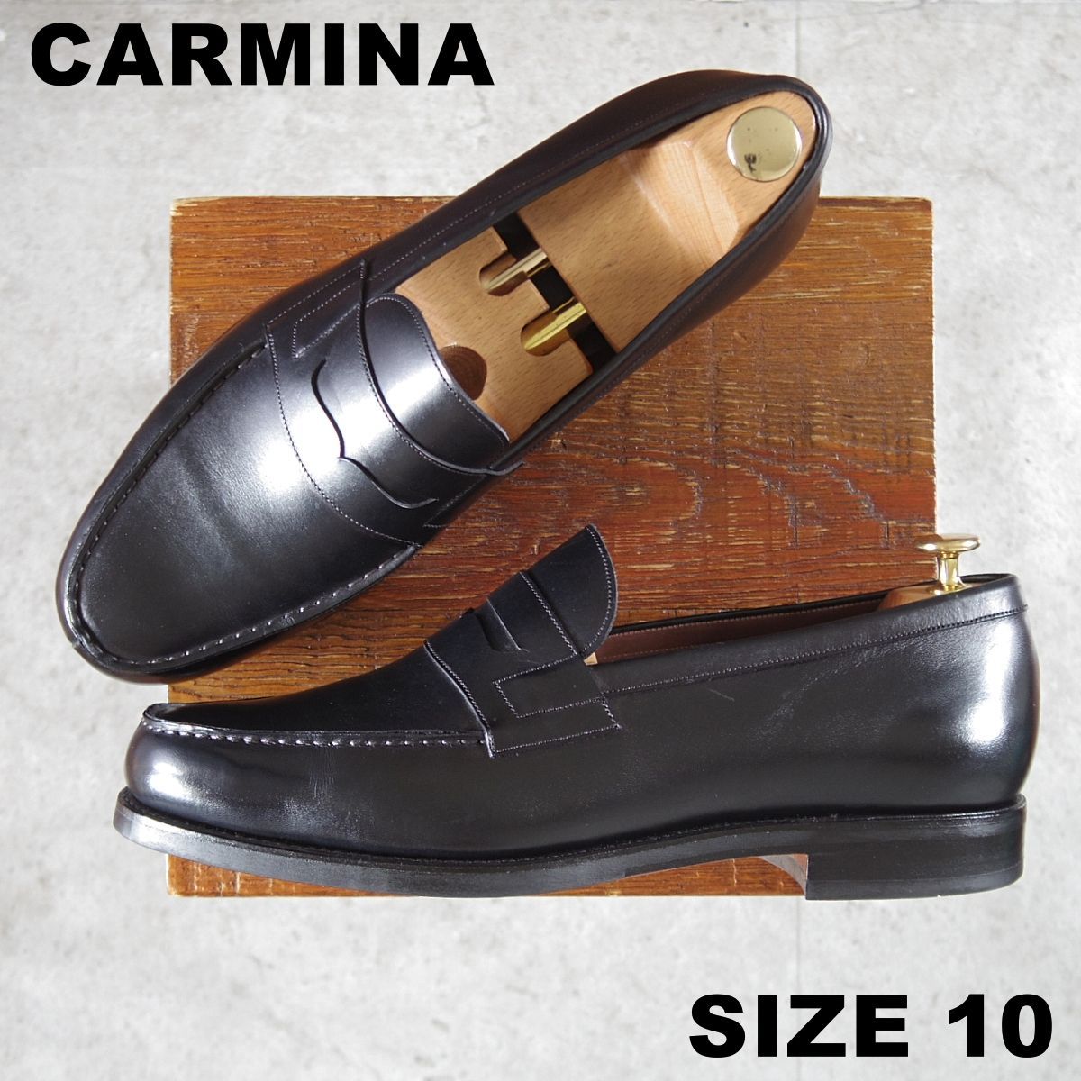 ☆(スペイン製)カルミナ SIZE 10【定価￥94,600-☆コインローファー