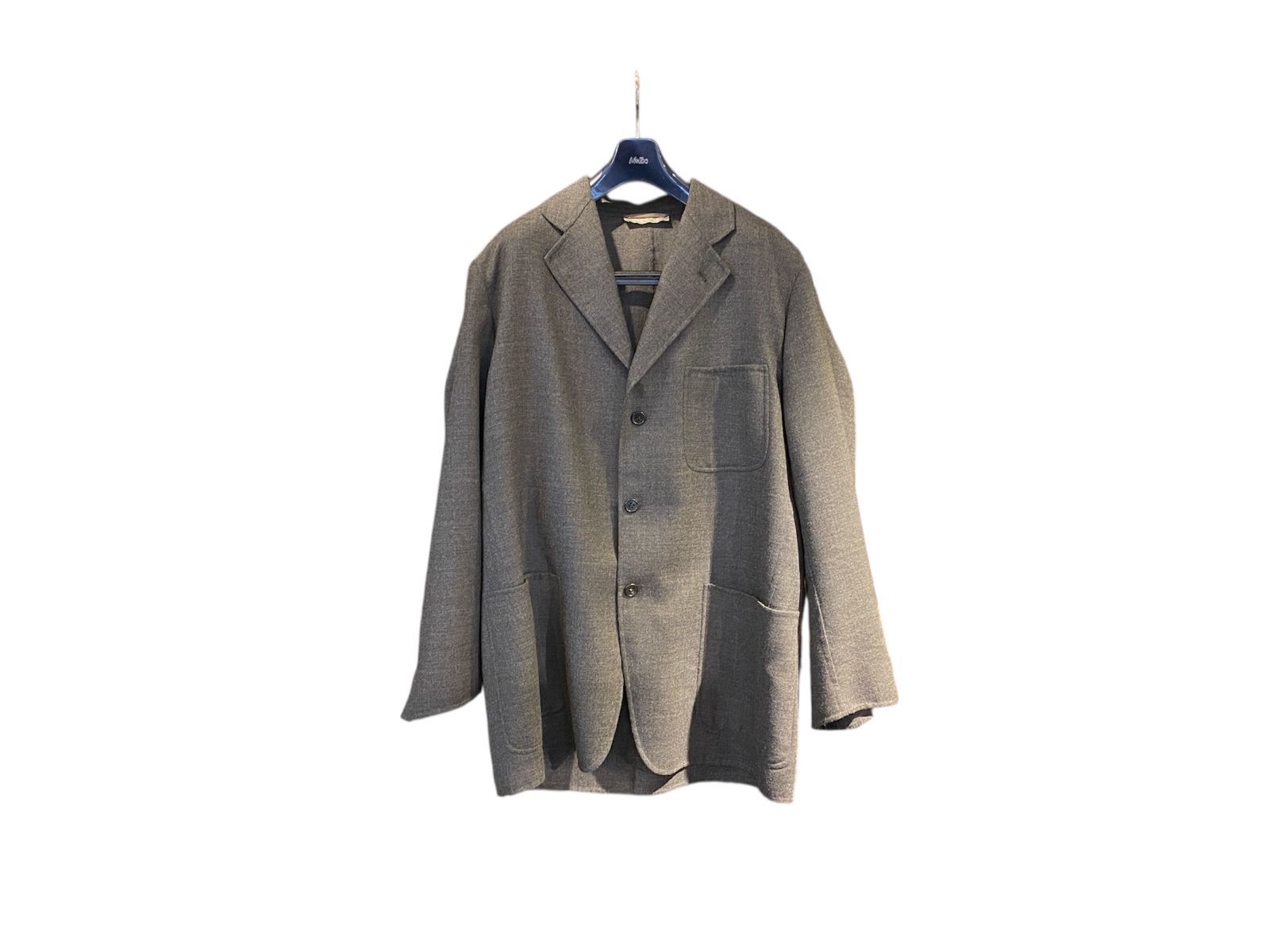 □希少 美品 アニオナ Agnona ウール カシミヤ ジャケット メンズ 