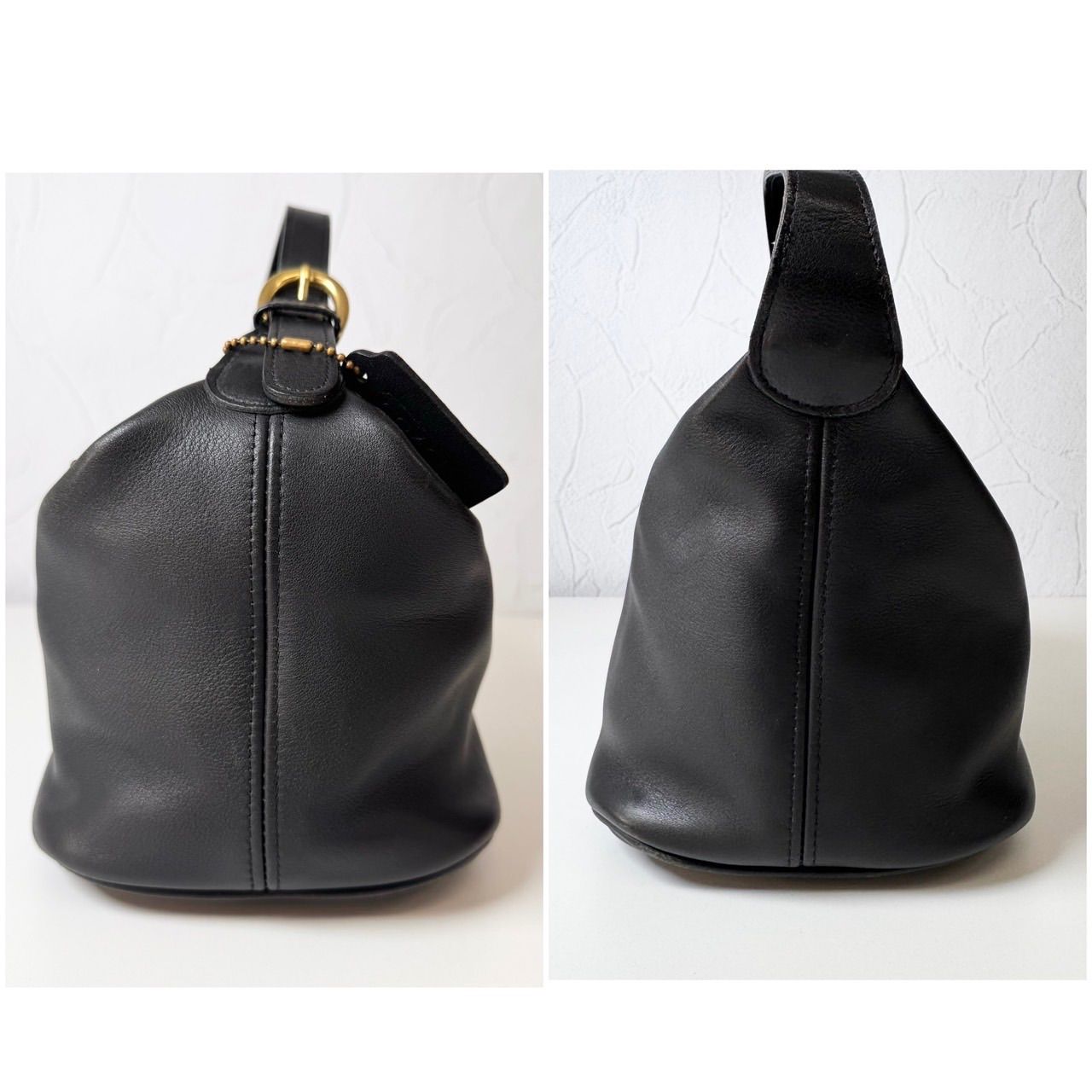 ✨BCランク COACH old coach vintage One－shoulder black Accessory 