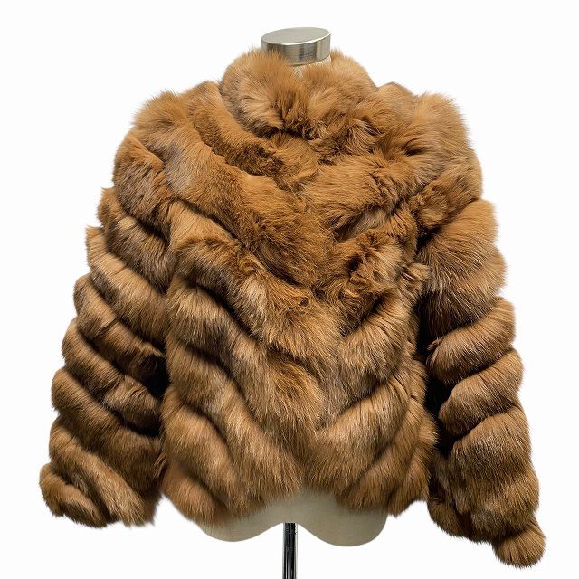 Josephine フォックス FOX 毛皮 コート リアルファー アウター ブラウン 9号 M相当