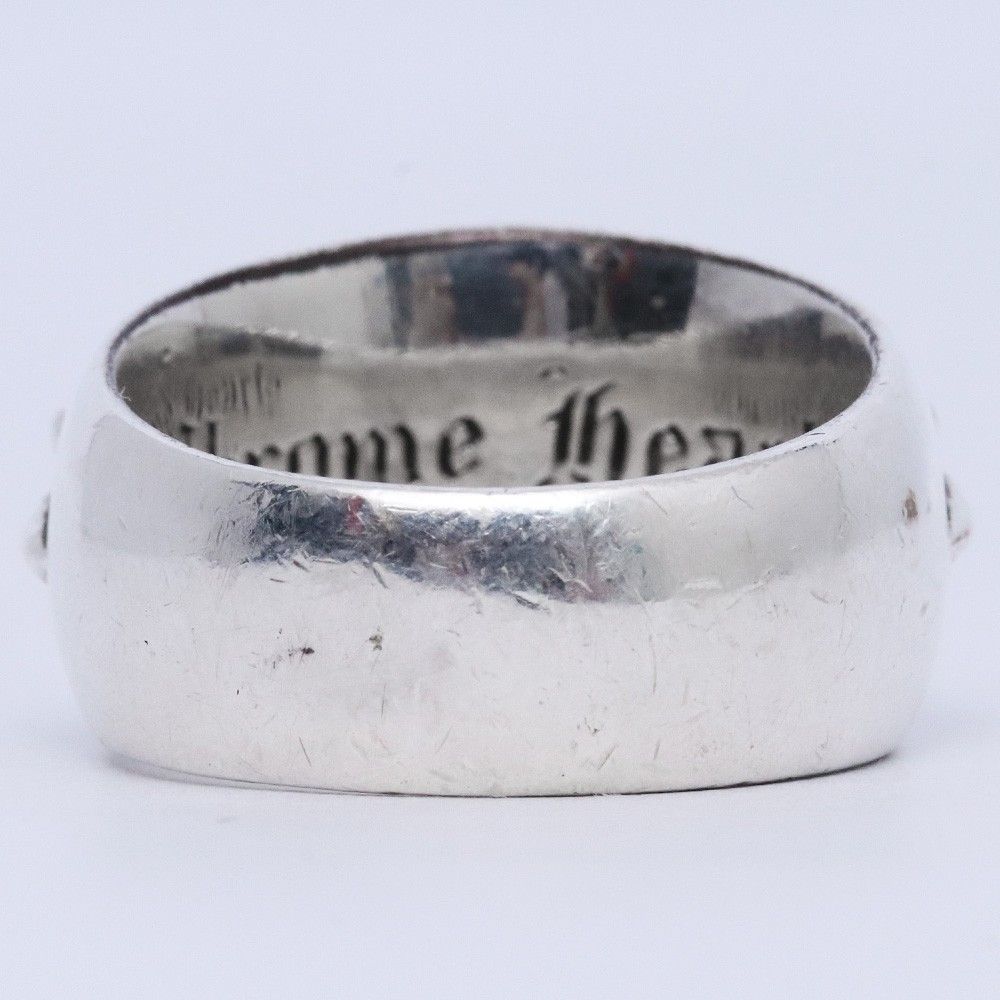 19号 CHROME HEARTS フローラル クロスリング シルバー - メルカリ