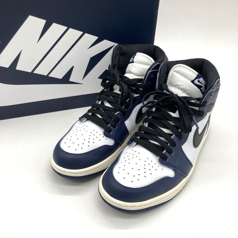 Air Jordan 1 Retro High OG Midnight Navy DZ5485-401 箱付 エアジョーダン1 レトロ ハイ OG 27.5cm 靴 B15571