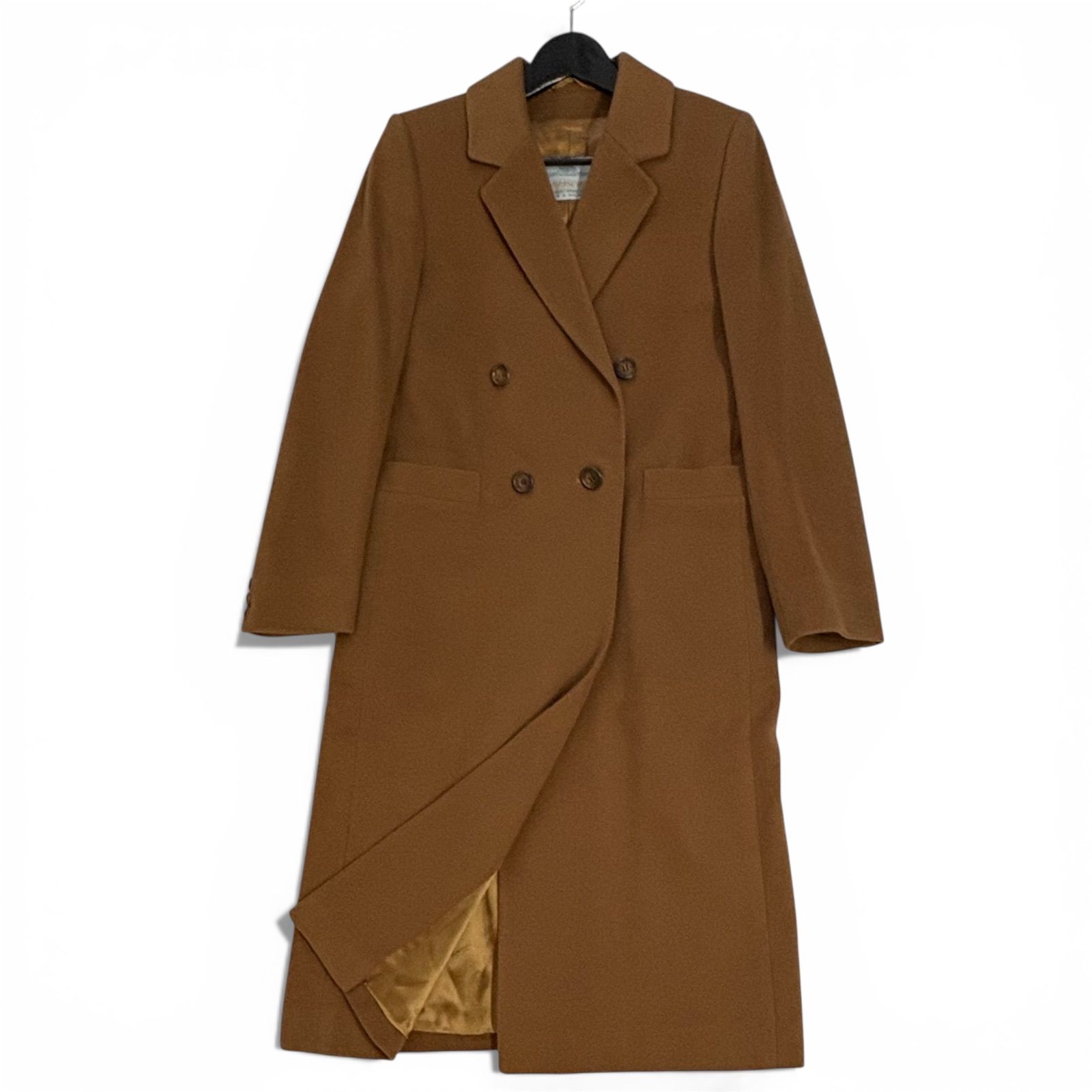 美品 Aquascutum アクアスキュータム ピュアカシミヤ100％ ダブル