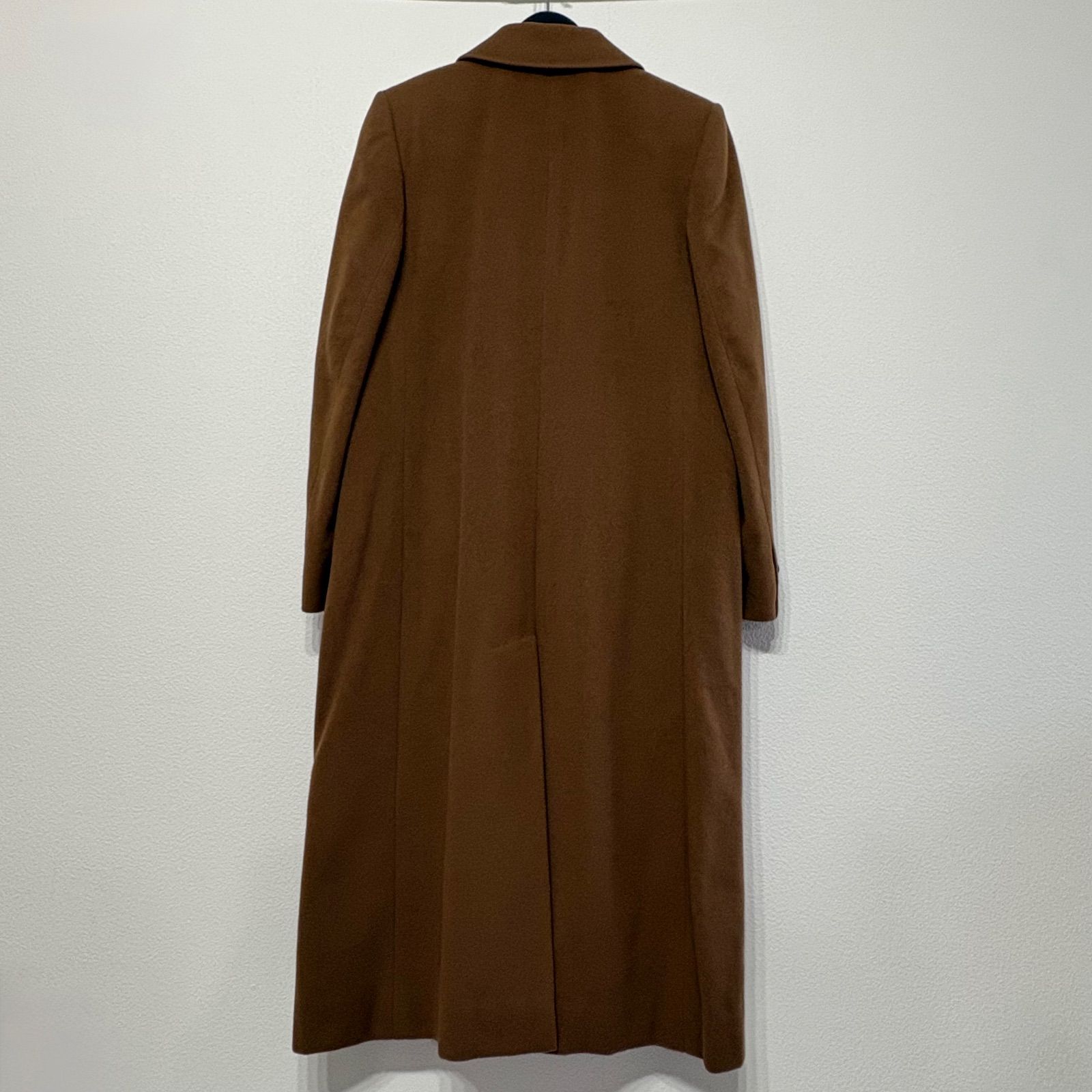 美品 Aquascutum アクアスキュータム ピュアカシミヤ100％ ダブル