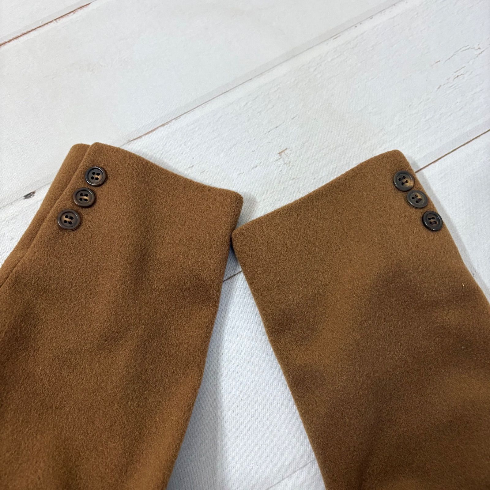 美品 Aquascutum アクアスキュータム ピュアカシミヤ100％ ダブル