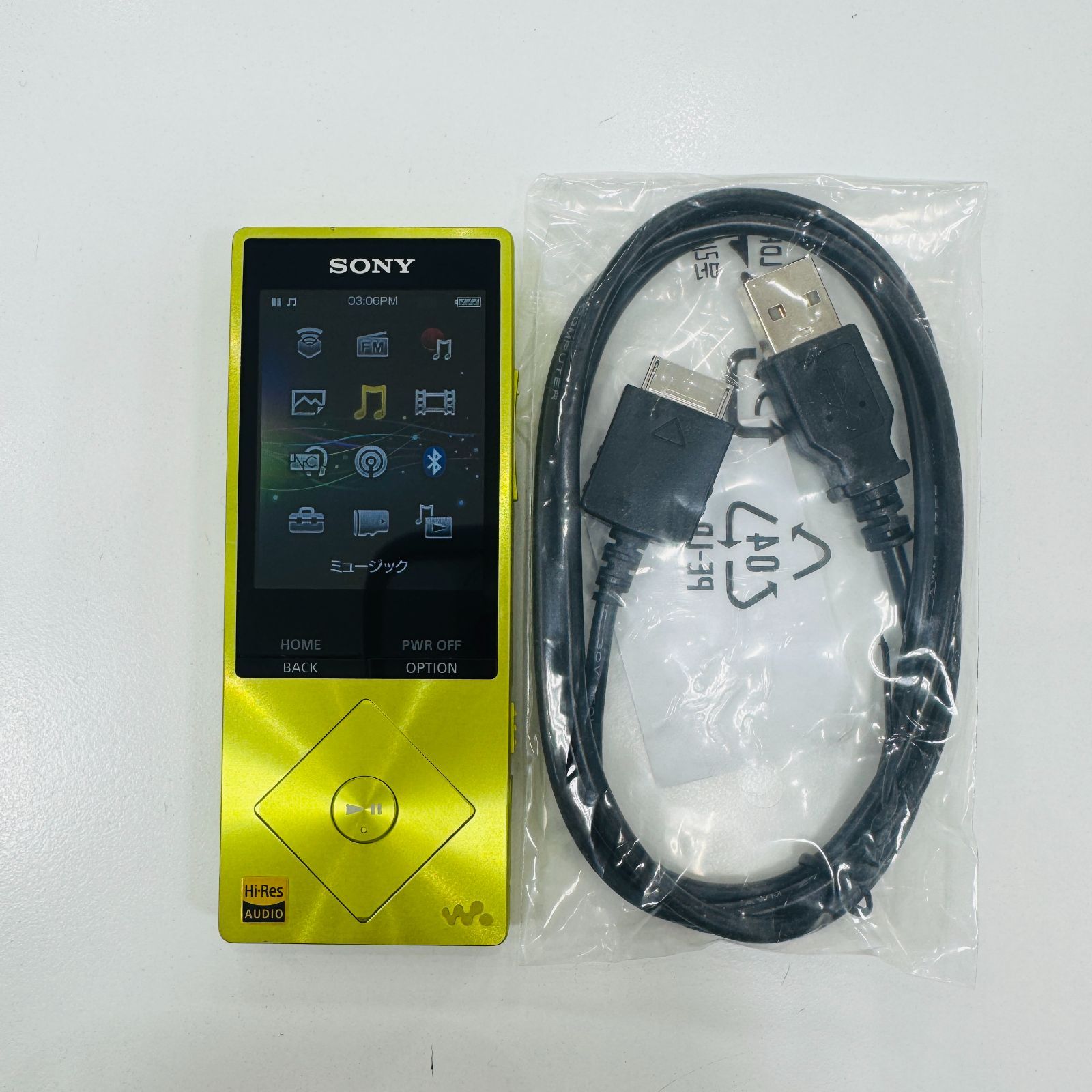 A【稼働品】SONY ソニー WALKMAN ウォークマン NW-A25 16GB ライム