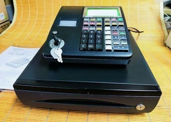 カシオレジスター TE-300 フル設定無料 送料無料人気機種 013099