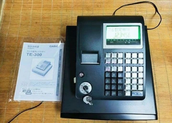 カシオレジスター TE-300 フル設定無料 送料無料人気機種 013099