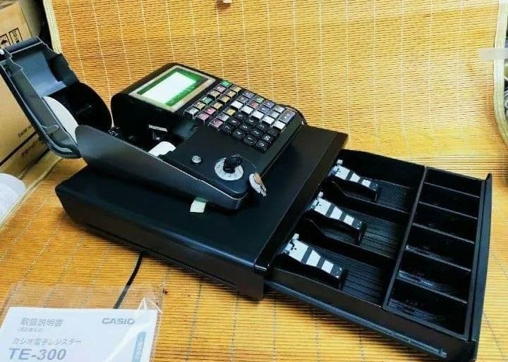 カシオレジスター TE-300 フル設定無料 送料無料人気機種 013099