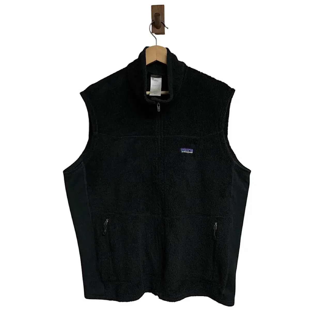 patagonia フリース ベスト シンチラ 黒 L 90s USA 90's Patagonia usa