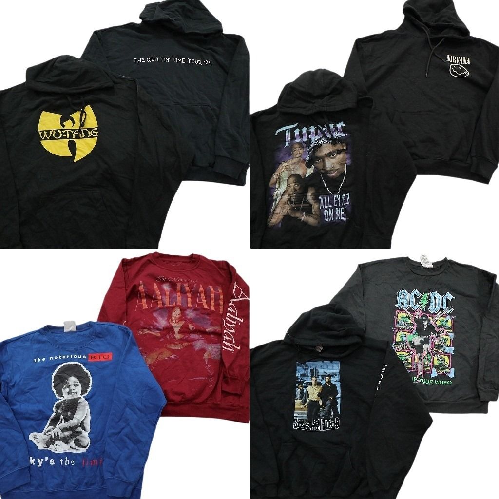 古着卸 音楽・バンド スウェット 8枚セット (メンズ XL /2XL /3XL