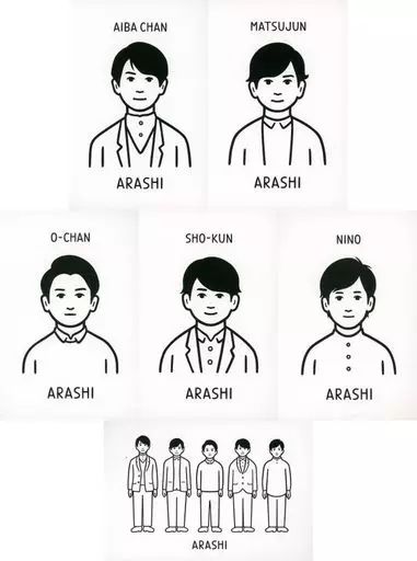 中古】ポストカード(男性) 嵐 ポストカードセット(6枚組) 「ARASHI